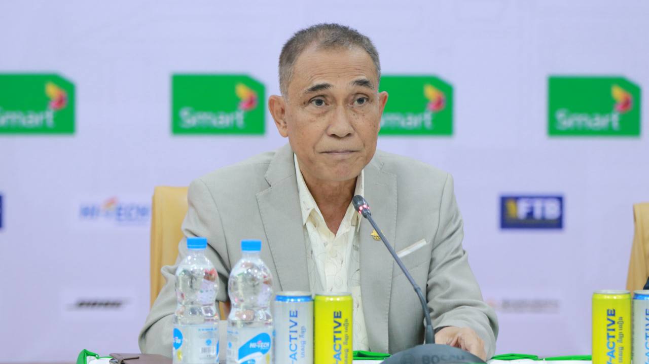 លោក សែម ផល្លា អ្នករៀបចំព្រឹត្តិការណ៍រត់ម៉ាតុង នៅកម្ពុជា បា